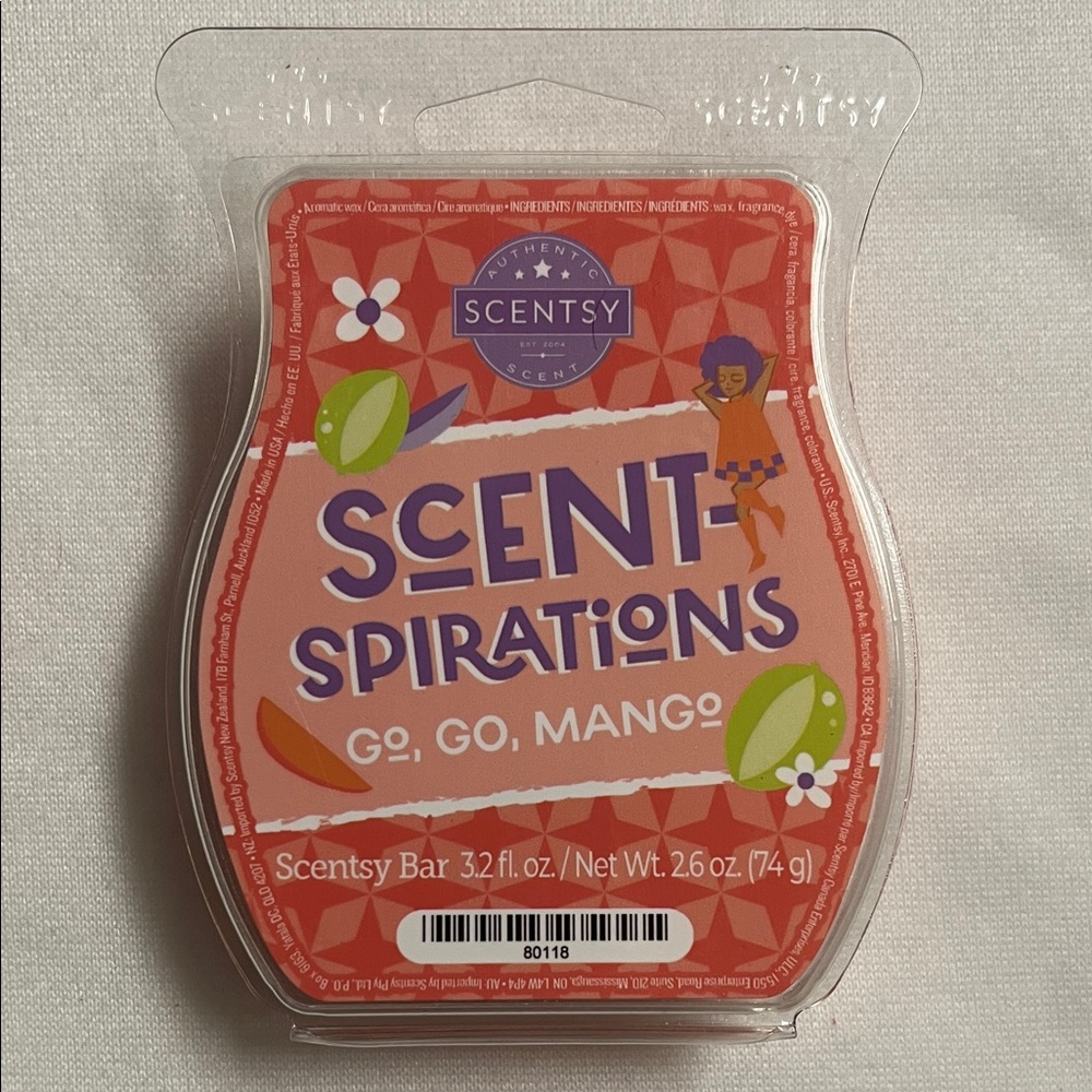 Scentsy Scent-Spirations Go, Go, Mango Bar